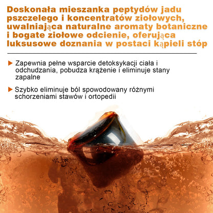 𝐁𝐞𝐧𝐞𝐭𝐮𝐫𝐞™ Jad pszczeli Wyszczuplający detoks limfatyczny Przeciwzapalne przeciwbólowe perełki do kąpieli stóp - polecane przez klinikę Mayo (zaufało im ponad 2 miliony konsumentów na całym świecie)